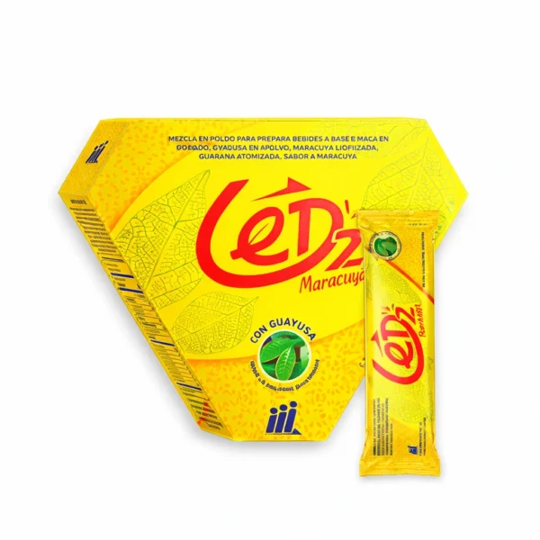 LED 2 Maracuyá - energizante natural sin cafeína para la concentración energizante natural sin cafeína para la concentración
