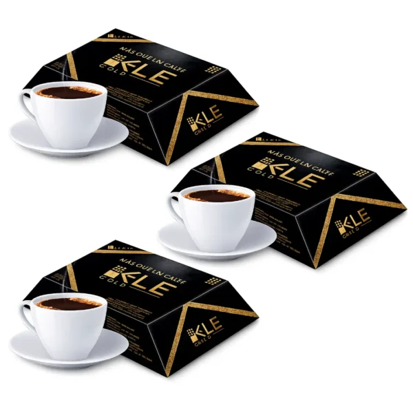 Oferta Trimestral K-LÉ Gold Salud 9 en 1 café con tocosh y ganoderma precio oferta pack 3 cajas K-LÉ Gold 75 sticks