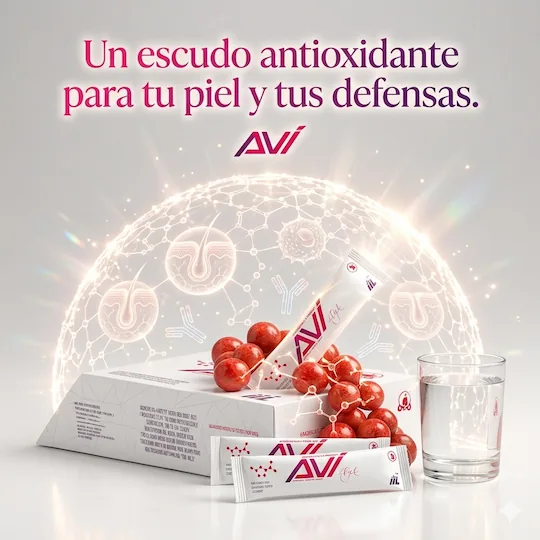 Suplemento de vitamina C para la piel