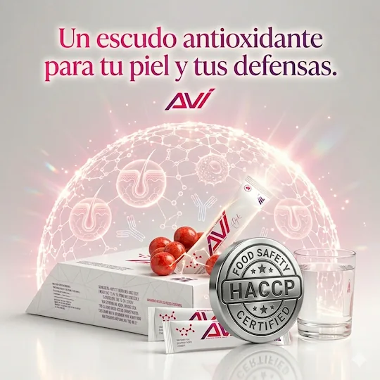Colágeno Avi con Camu Camu respaldo científico